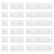 Load image into Gallery viewer, DOCMON 18 Pack Shower Caddy Adhesive Replacement, 1/2/3 Hooks Set Thick Bath Toy Storage Organizer Hook, Waterproof Shower Shelf Adhesive Sticker Strips for Kitchen Racks, Shower Basket &amp; Soap Holder
