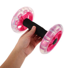 Load image into Gallery viewer, Kisangel 2pcs Double Ab Roller Wheels, Exercise Roller Weight Loss Equipment
