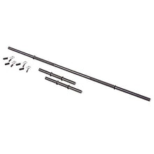 Load image into Gallery viewer, US Weight 105 Pound Barbell Weight Set , Adjustable with Two Dumbbell Bars and Full 6 Ft Bar, Black
