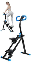 Load image into Gallery viewer, Stair Stepper for Home - Vertical Climber Workout Machine with Stable Frame, Adjustable Handlebar for Full-Body Exercise (Blue)
