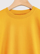 Load image into Gallery viewer, Sorry I'm Late I Saw A Dog Sweatshirt Women Funny Dog Lover Shirt Casual Crew Neck Long Sleeve Pullovers Lightweight Yellow
