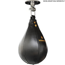 Load image into Gallery viewer, Meister SpeedKills Leather Speed Bag w/Lightweight Latex Bladder - Black - Large (10.5" x 7") (26.7 cm x 17.8 cm)
