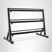 Load image into Gallery viewer, CAP Barbell Heavy-Duty 3-Tier Dumbbell Rack for 5-50 Pound Dumbbell Pairs, 51" Long
