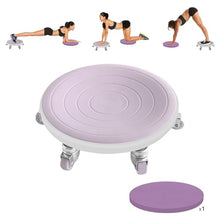 Load image into Gallery viewer, 6 Caster Ab Roller, Ab Exercise Equipment with Knee Pads, Ab Roller Wheel for Core Exercise -Purple
