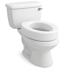 Load image into Gallery viewer, Carex Toilet Seat Riser, Elongated Raised Toilet Seat Adds 3.5 inches to Toilet Height, for Assistance Bending or Sitting
