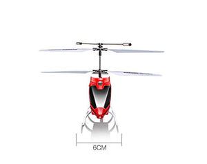 RC Helicopter, S39 Aircraft with 3.5 Channel, Bigger Size, Sturdy Alloy Material, Gyro Stabilizer and High & Low Speed -Red
