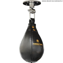 Load image into Gallery viewer, Meister SpeedKills Leather Speed Bag w/Lightweight Latex Bladder - Black - Small (7.5" x 5") (19 cm x 12.7 cm)
