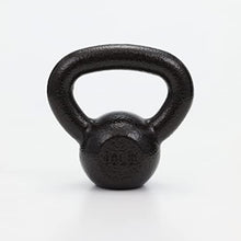 Load image into Gallery viewer, Amazon Basics Cast Iron Kettlebell for Strength Training, Wide Handle, 40 Pounds, Black
