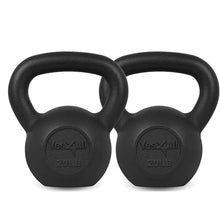 Load image into Gallery viewer, Yes4All 20lb Kettlebell Set of 2 Cast Iron for Dumbbell Weights Exercises
