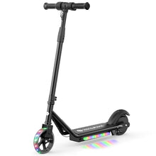 Load image into Gallery viewer, isinwheel S2&amp;S7 Electric Scooter for Kids,150W/250W Foldable(only S7) and 3 Adjustable Heights Kids Electric Scooter with Dual Brake, LED Display, Gift for Kid (Dark Black)
