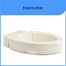 Load image into Gallery viewer, Medline Elongated Hinged Toilet Seat Riser, 3.5 inch, 400 lb Weight Capacity, White - Ideal Mobility Aid for Elderly, Disabled, and Medical Patients, Enhances Bathroom Safety
