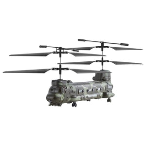 RC Helicopter, 2.4GHz Military Remote Control Helicopter, 3.5 Channel RC Airplane for Kid, 20 Mins Flight Time, One-Key Takeoff/Landing & LED Lights