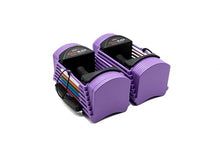 Load image into Gallery viewer, PowerBlock Sport 24 Adjustable Dumbbells, Sold in Pairs, 3-24 lb. Dumbbells, Durable Steel Build, Innovative At Home Workout Equipment, All-in-One Exercise Product, Strength Training, Lavender
