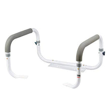 Load image into Gallery viewer, Carex Toilet Safety Frame - Toilet's Safety Rails with Adjustable Width - Toilet Rails for Elderly, Handicap, Home Health Care Equipment After Surgery, Supports 300lbs (Pack of 2)
