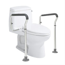Load image into Gallery viewer, VEVOR Toilet Safety Rail, Bathroom Toilet Seat Safety Frame, Adjustable Width &amp; Height Fit Most Toilets, 300lbs Capacity, Medical Toilet Handles with Padded Armrests for Handicap, Elderly, Disabled
