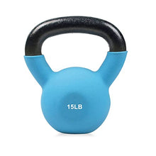 Load image into Gallery viewer, RitFit Neoprene Coated Kettlebell Weight Set, Solid Cast Iron
