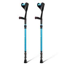 Load image into Gallery viewer, FUSHIDE Forearm Crutches for Adults, Lightweight Elbow Crutches, 10-Level Adjustable Height, 1Pair
