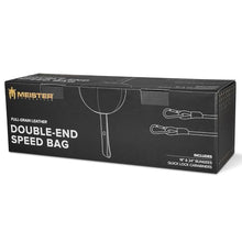 Load image into Gallery viewer, Meister SpeedKills Leather Speed Bag w/Lightweight Latex Bladder - Black - Small (7.5" x 5") (19 cm x 12.7 cm)
