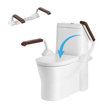 Load image into Gallery viewer, Toilet Safety Rails for Seniors（520lbs), Adjustable Toilet Handle for The Elderly and Disabled
