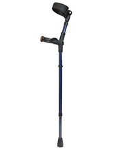 Load image into Gallery viewer, Walk Easy Adult Forearm Crutches Anatomic Grip Model 495 (Pair) (Model 495 Orange)
