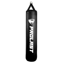 Load image into Gallery viewer, PROLAST Heavy Punching Kicking Bag for Adults, Boxing, MMA, Martial Arts, Muay Thai, Strength Training Equipment, Unfilled, 5ft, 100 lbs, Vertical Logo, Black
