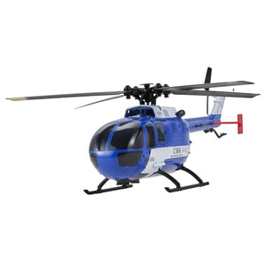 RC Helicopter, 2.4GHz 4-Propeller Remote Control Helicopter with 6-Axis Gyro, 4-Channel RC Airplane for Beginner, LED Light & One-Key Takeoff