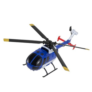 RC Helicopter, 2.4GHz 4-Propeller Remote Control Helicopter with 6-Axis Gyro, 4-Channel RC Airplane for Beginner, LED Light & One-Key Takeoff