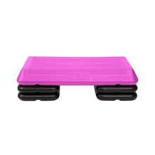 Load image into Gallery viewer, Freestyle STEP Exercise Step Platform, Circuit Size Stepper for Exercise at Home with 4 Stackable Risers for Height Adjustments
