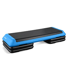Load image into Gallery viewer, Tone Fitness Adjustable Aerobic Step Platform Exercise Step, Blue
