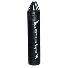 Load image into Gallery viewer, Fairtex HB6 6 Ft. Banana Bag Punching Bag for Muay Thai, Boxing, Kickboxing, MMA (HB6 Black Unfilled) - 14.17" W x 70.87" H
