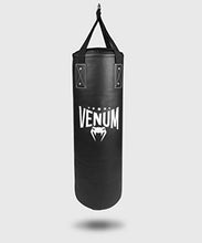 Load image into Gallery viewer, Venum Origins Punching Bag (Ceiling Mount Included) - Black/White 70 lbs
