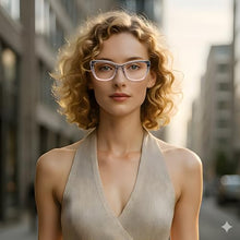 Load image into Gallery viewer, DOERAYM Blue Light Glasses for Woman: Amber Tint Reading Glasses for Night Shift Nurses &amp; Office Workers

