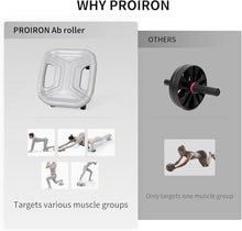 Load image into Gallery viewer, PROIRON Ab Roller with Knee Pads for Abs Workout, Multifunctional Ab Roller Wheel for Abs Workout
