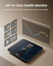 Load image into Gallery viewer, RENPHO Smart Scale for Body Weight, Body Fat Scale for BMI, Body Fat, Muscle Mass, High Accurate Bathroom Scale with Large VA Dispaly, 18 Body Composition, 400lb, ELIS 3X
