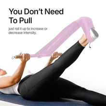 Load image into Gallery viewer, CastleFlexx Mobility and Full Body Strengthening Device | Non-Elastic Stretch Strap with Natural Premium Cork Handles for Stretching, Exercise, Physical Therapy, and Yoga
