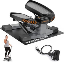Load image into Gallery viewer, Sportsroyals Stair Stepper for Exercises-Twist Stepper with Resistance Bands and 330lbs Weight Capacity
