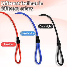 Load image into Gallery viewer, FOVRLZSE 3-Pack 10mm Woven Nylon Dog Slip Leashes, 4.6FT, Red Black Blue
