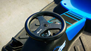 Razor Crazy Cart Shift Electric Go Kart for Kids Ages 6+ - 12V Drifting System, High/Low Speed Switch, Black/Blue
