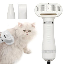 Load image into Gallery viewer, 3-in-1 Pet Hair Dryer Brush for Dogs &amp; Cats – Portable Blower &amp; Slicker Brush, Adjustable Temperature, Overheat Protection
