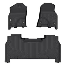 Load image into Gallery viewer, VIWIK Floor Mats for Dodge Ram 1500 Crew Cab 2019 2020 2021 2022 2023 2024 (NOT for Classic), TPE Rubber Car Mats All Weather Custom Floor Liners for Ram 1500 Crew Cab 1st &amp; 2nd Row Non-Slip Odorless
