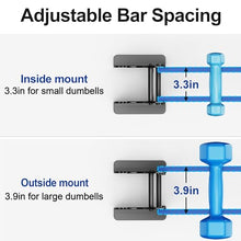 Load image into Gallery viewer, 4-Tier Dumbbell Rack Stand for Home Gym: Rack Only Holder for Dumbbells
