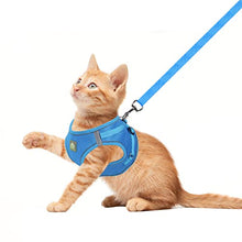 Load image into Gallery viewer, FEimaX Dog Harness and Leash Set, No Pull Breathable Soft Mesh Puppy Vest Harness Reflective Adjustable Pet Harnesses for Small Medium Dogs and Cats - Outdoor Easy Control for Walking
