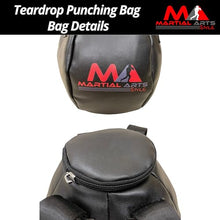 Load image into Gallery viewer, Wrecking Ball Punching Bag, Professional Boxing Teardrop Body Snatcher Bag for Training MMA Kickboxing Muay Thai, Round Shaped Heavy Bag (Unfilled) (Black, 110)
