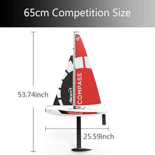 Load image into Gallery viewer, Ssccgym 53" Remote Control Boat Wind Power 2.4G Unpowered Assembled Electric RC Sailing Boat for Hobby Adults (S)
