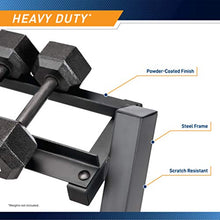 Load image into Gallery viewer, Marcy 3-Tier Dumbbell Rack Multilevel Weight Storage Organizer for Home Gym DBR-86
