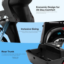 Load image into Gallery viewer, Super Large Electric 3 Wheel Mobility Scooters, Heavy Duty 800W Wheelchair Device, 25 Miles Long Range, All Terrain Mobility Scooter，Speed Adjust, Remote Key,Receive Ready to Ride (3 Wheel -Black)
