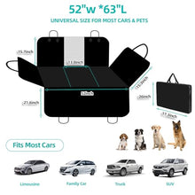 Load image into Gallery viewer, Petiza Back Seat Extender for Dogs Hard Bottom Dog Car Seat Cover for Back Seat Heavy Duty Scratch Proof Nonslip Durable Soft 100% Waterproof Dog Hammock for Car Truck SUV
