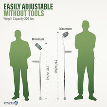 Load image into Gallery viewer, Drynarex Forearm Crutches, Tall

