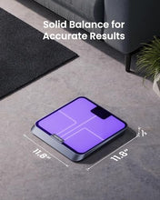Load image into Gallery viewer, RENPHO Smart Body Fat Scale with Light, Fitness Equipment with RGB Lighting, Rechargeable Scale with BMI, Body Fat, Muscle Mass, Color Changing with Weight Variation, Elis Chroma
