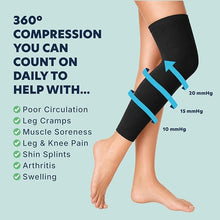 Load image into Gallery viewer, Doctor's Choice Full Leg Compression Sleeve-10-20 mmHg Graduated Support, Breathable Moisture-Wicking Fabric, Non-Binding Fit for Men &amp; Women Ideal for Recovery, Daily Wear, Running &amp; Active Lifestyle
